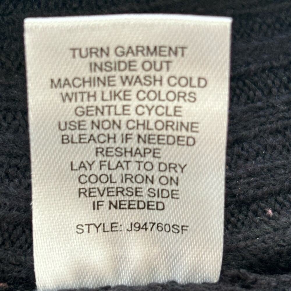 Love Ellie Long Open Cardigan Blue Black Confetti Two Pockets NWOT Size Medium - Picture 4 of 6